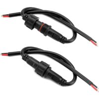 GZLFH 8 Paar Wasserdichte 2-Pol Stecker IP65 - Mit 20cm Kabel Für LED & Niedervolt