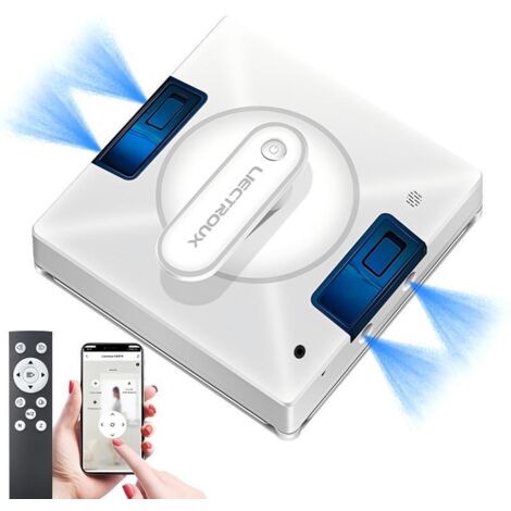 Liectroux YW509 Fensterputzroboter, doppelter Wasserstrahl, Lasersensor, Absturzsicherung, 5 JAHRE GARANTIE