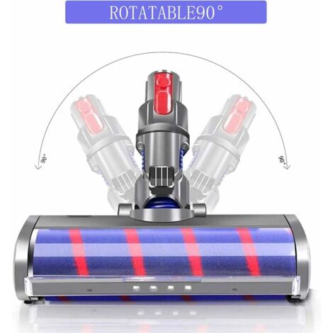 ZVD Reinigungszubehör Dyson V7 V8 V10 V11 Besenstaubsauger, für Parkettböden