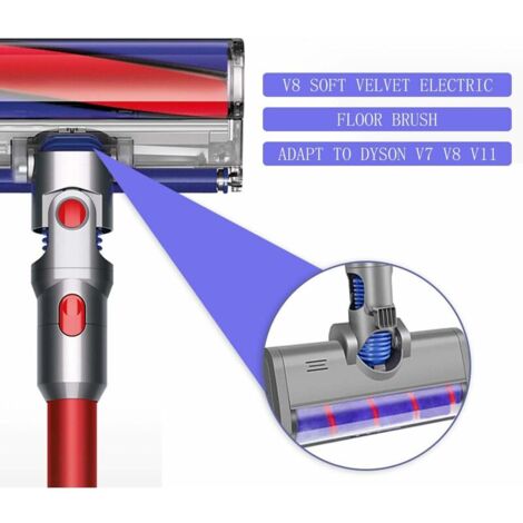 ZVD Reinigungszubehör Dyson V7 V8 V10 V11 Besenstaubsauger, für Parkettböden