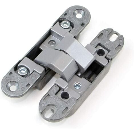 Unsichtbares Scharnier für schwere Türen – 2er-Set (Last 40 kg, Öffnung 180°)
