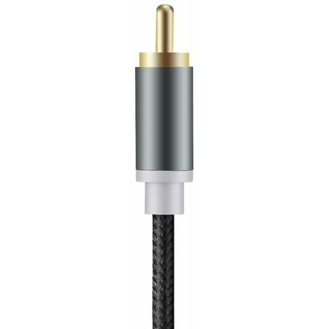 Câble Audio Apple vers 2RCA Lotus - Lien de Téléphone Portable vers Amplificateur Audio Haut-Parleur iPhone