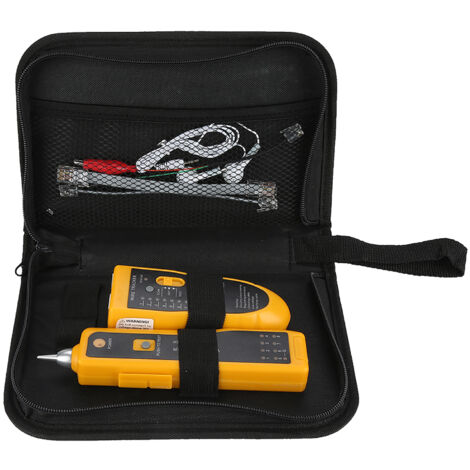 LAN Kabeltester Mit Sender & Empfänger - Netzwerk Kabelprüfer Für Störungssuche