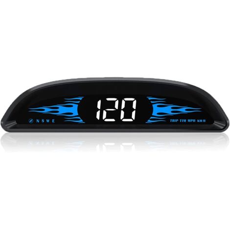 Contachilometri GPS HUD Universale – Display Digitale Con Allarme Velocità, Per Auto, Moto, Bici E Camper