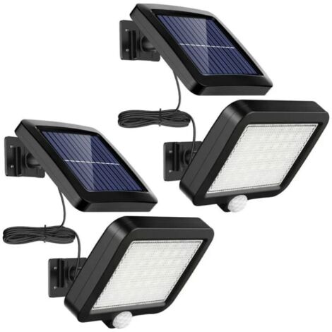 Lampada Da Esterno Energia Solare 60w Led Cob Sensore Movimento Giardino Ip65 - Foto 4