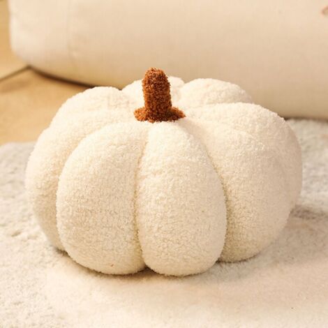 Cuscino Decorativo 3D A Forma Di Zucca – Velluto Morbido 45x45 Cm – Viola Scuro – Per Divano, Letto, Sedia