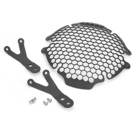 Griglia Coprifaro Moto 5.75 Pollici - Nero Opaco Per Personalizzazione Scrambler E Custom