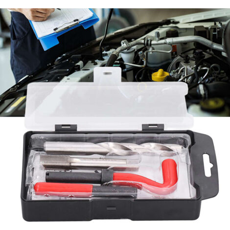 Kit Riparazione Filettatura M12 X 1.25 Mm - 15 Pezzi Con Maschio, Punta E Inserti - Foto 4