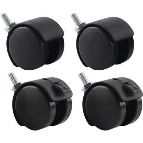 Set di 4 ruote girevoli per mobili, ruote resistenti da 5 cm, ruote