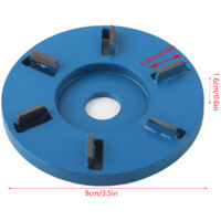 Disco Fresatore Per Smerigliatrice - 6 Denti In Metallo Duro - Per Intaglio Legno, Acciaio, Modellazione - Foto 7