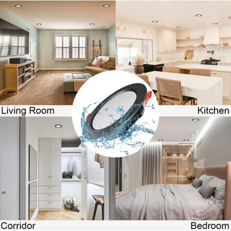 Juego De 5 Focos Led Empotrables (5 W, Luz Blanca Cálida, 200-240 V CA