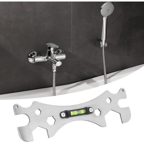 Multifunctional Tool Level Wrench Hex Key Remover for Bathroom Faucet Water Pipe Repair