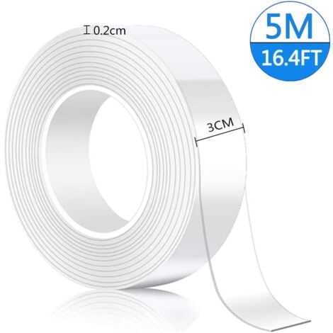 Nano Tape Transparent Double Sided Adhesive Tape Super Sticky Waterproof Tape Traceless Double Sided Tape Reusable