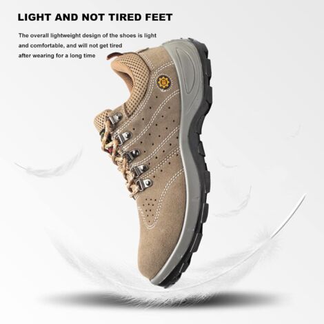 Safety Shoes for Men and Women, Steel Toe Work Shoes, Lightweight