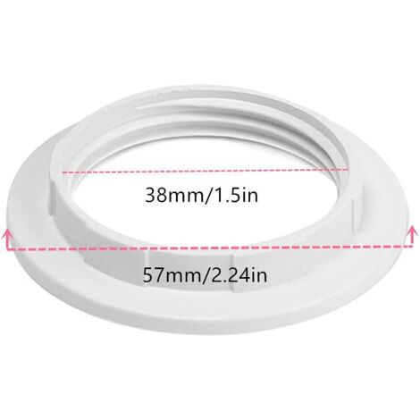 Promotion, 8Pcs E27 Lampshade Reducer Ring Lampshade Ring Adapter Converter Plate,AAFGVC