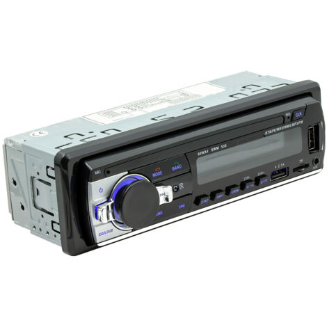 Bluetooth Car Stereo, 1 DIN Car Radio Receiver with MP3 Player, WMA FM Remote Control, Dual USB Ports, 4 x 60W Hands-Free Stereo, iOS, Android Compatible (Non-RDS/CD)