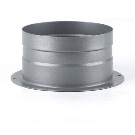 Flanschverbinder, ABS-Wandflanschverbinder für Luftkanäle, quadratische untere Flanschverbindung des Frischluftventilators für 75 mm, 100 mm, 120 mm Rohre (120 mm Flanschverbinder, ABS-Wandflanschverbinder für Luftkanäle, quadratische untere Flanschverbindung des Frischluftventilators für 75 mm, 100 mm, 120 mm Rohre (120 mm