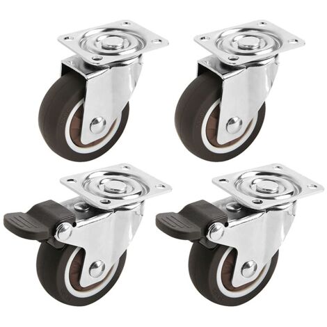 LaBlanc – Set Mit 4 Kugelrollen, 360-Grad-Schwenkrollen, Rad Mit Kapuze Vintage Bronze 15 Zoll Kugelrollen 82328150