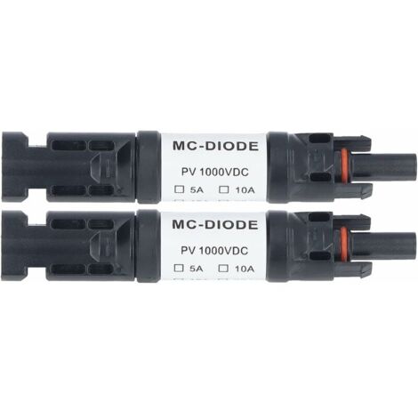 BAITHNA Solarstecker 20A - Wasserdicht Mit Diode Für PV-Anlagen