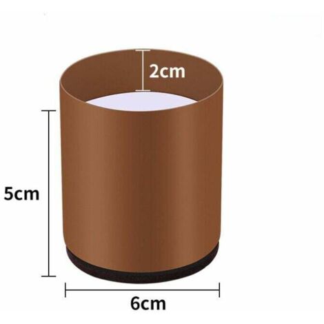 Möbelerhöhungen 2,5cm Set - 4 Stück Stapelbar Bis 5,1cm | Für Sofa, Bett, Tisch