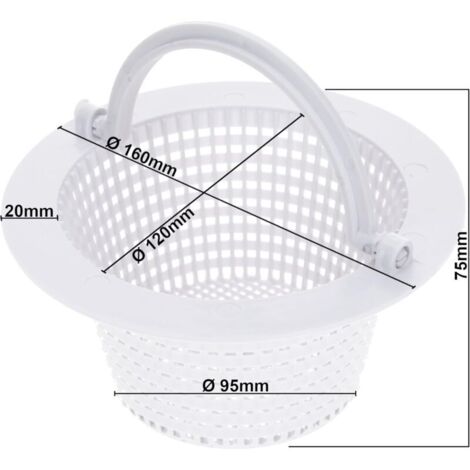 Skimmerkorb 19cm Ersatz - Chlorbeständig Für Pool & Whirlpool