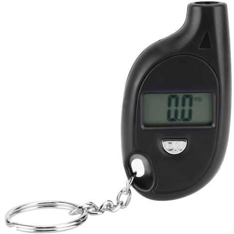 Digitaler Reifendruckmesser Mini - LCD Anzeige 5-150 PSI Mit Schlüsselanhänger