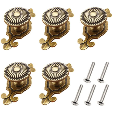 Amerdeco 10er Set Möbelknöpfe Schwarz - Schrankgriffe & Schubladenknäufe Für DIY Möbelrenovierung