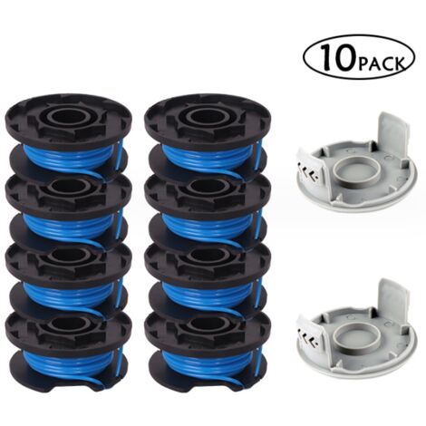Gekufa Rasentrimmerspulen Für Ryobi – 6 Stück Ersatzspulen Mit 1,65 Mm Faden, Autofeed Kompatibel