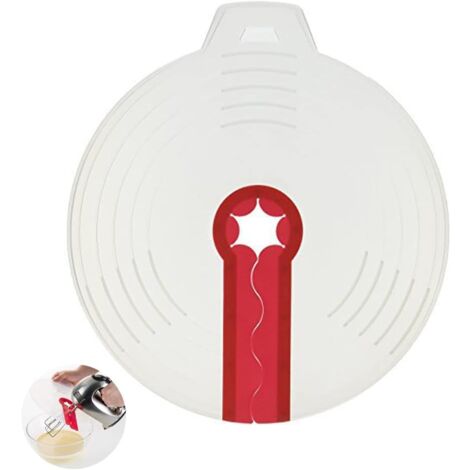 Mixer-Spritzschutz Aus Silikon - Universeller Rührschüssel-Deckel Gegen Spritzer Beim Mixen & Rühren