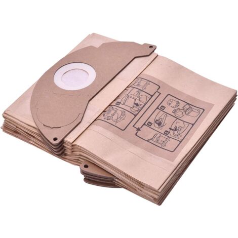 Staubsaugerbeutel Filter Für KÄRCHER 6.904-322.0 MV2 WD2 A2003 - Foto 11