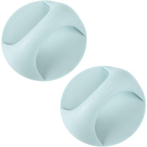 Fleymu 2er-Pack Gardinenstangenhalter Ohne Bohren - Selbstklebend & Transparent