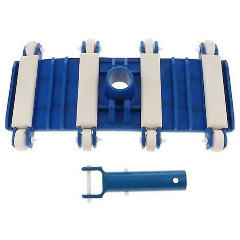 POOLAZA Pool-Vakuumkopf Mit 360° Schlauchanschluss - Gewichtete Bodenbürste Für Innen- & Außenpools