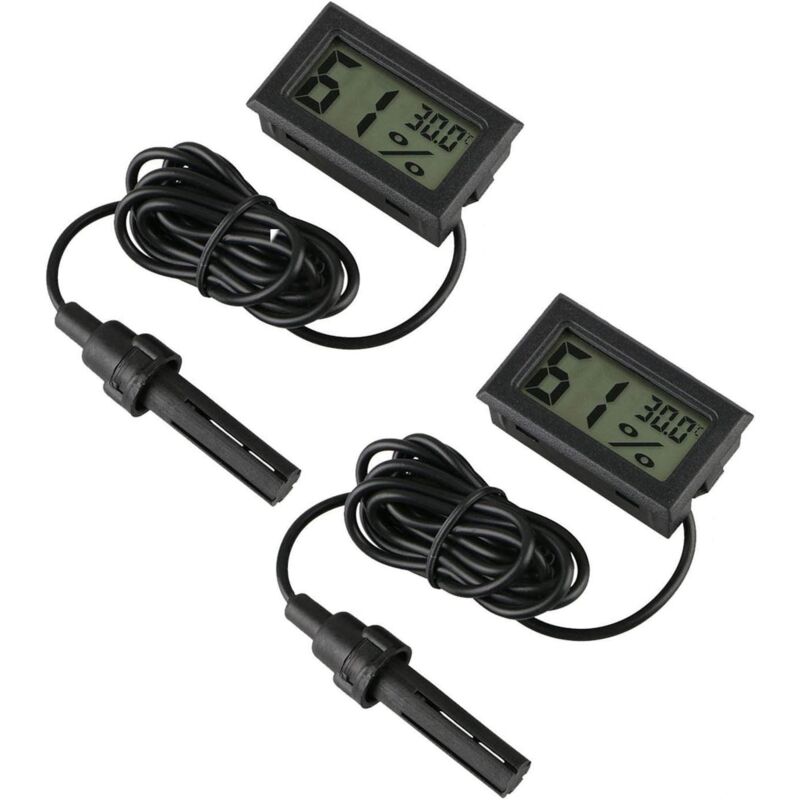 12 Pack Mini Digital Hygrometer Thermometer LCD Display Outdoor Indoor