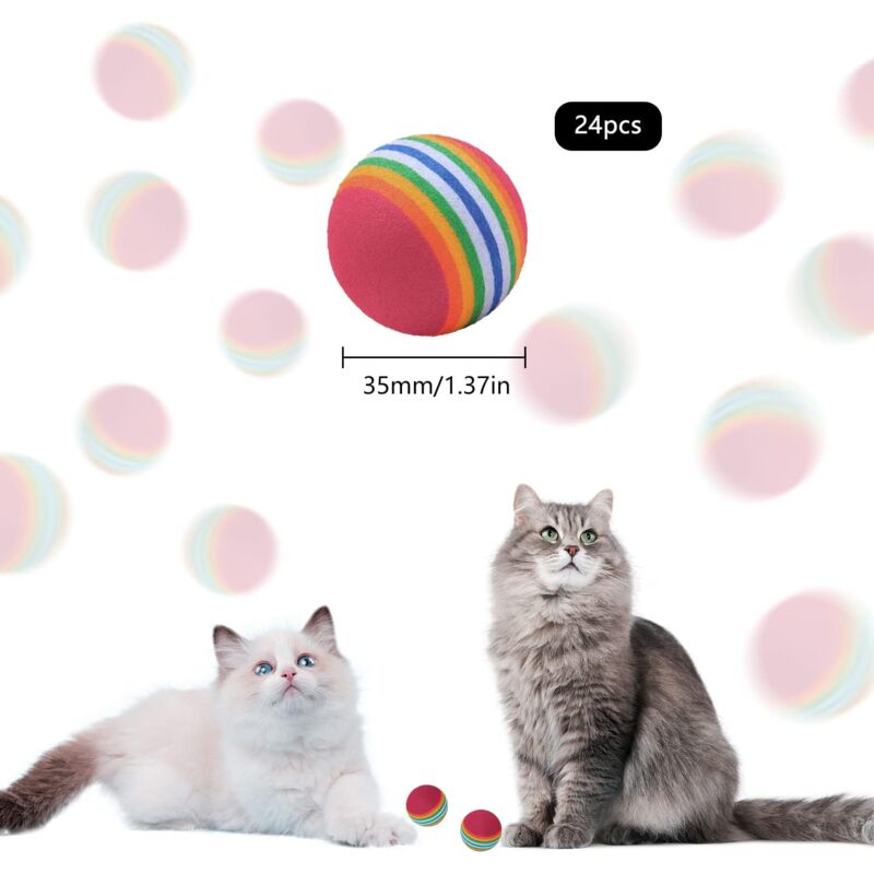 Fluffy cat ball discount