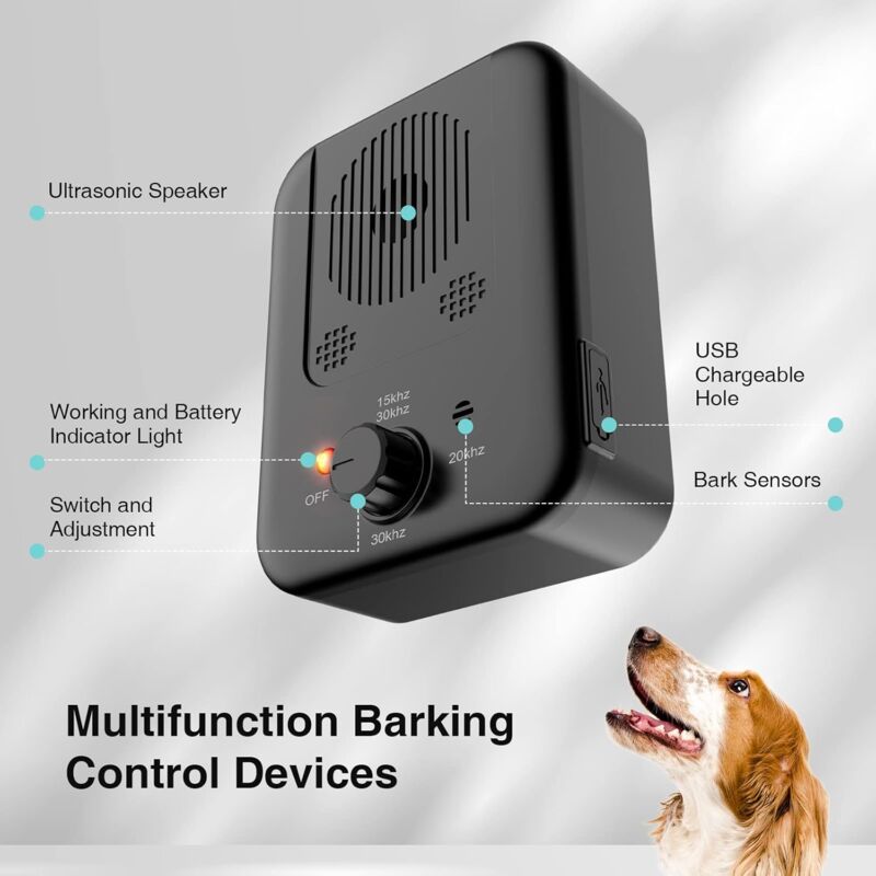 Pet Gentle Anti Barking Device Modus Ultrasonic Dog Barking