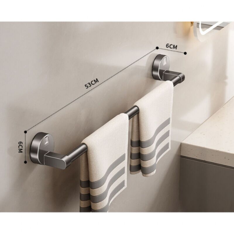 Adjustable Magnetic Paper Towel Holder – Fits Most US Paper Rolls, Silver (2-Piece Set) - View #6
