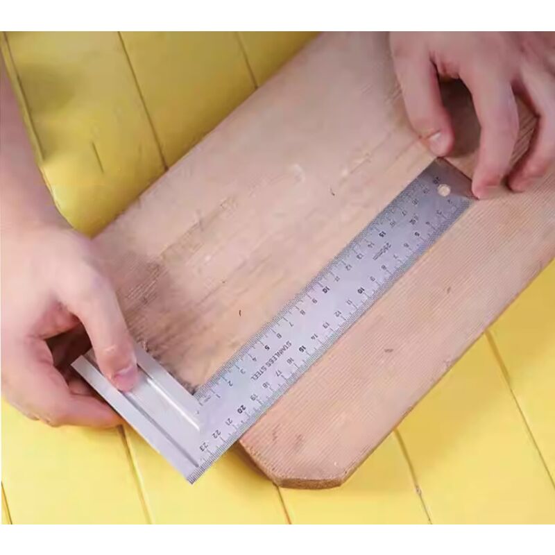 Tkng L Square Angle Ruler, Squala Stainless Steel Ruler, Positioning - View #5