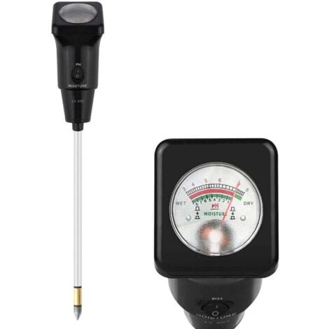 LY601 High Precision Soil Tester Agricultural Soil Monitoring Tester Greenhouse Planting pH Meter Hygrometer