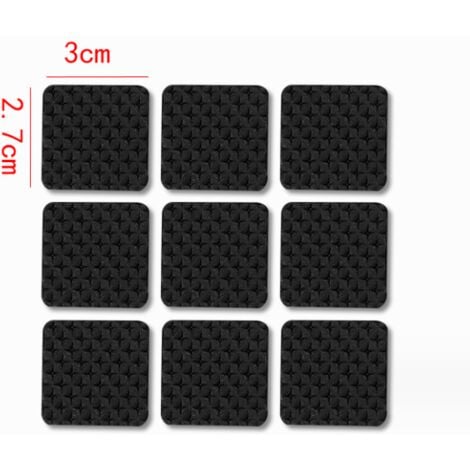 60 Pieces Non Slip Rubber Feet Pads Self Adhesive Rubber Feet Pads Furniture Protectors Protective Pads