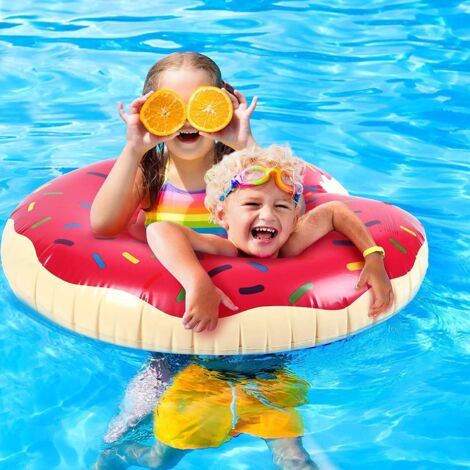 Donuts Buoy（120cm）, Swimming Ring Summer Buoy Water Toy Buoy Pool Inflatable Buoy for Swimming Pool for Adults and Children