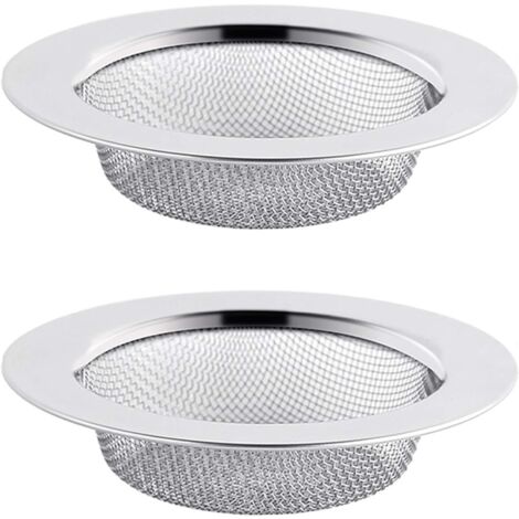 Kitchen Sink Strainer - 4.5 Inch Dia - 2PCS Sink Strainers - Stainless Steel Sink Drain Cover