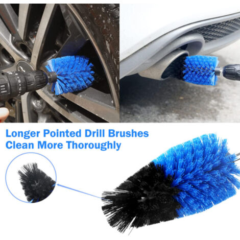 22PCS Car Cleaning Brush Kit, Car Cleaning Brush Auto Detailing Brush Car Wash Brush Car Cleaning Kit Car Rim Brush Drill Car Cleaning Interior and Exterior