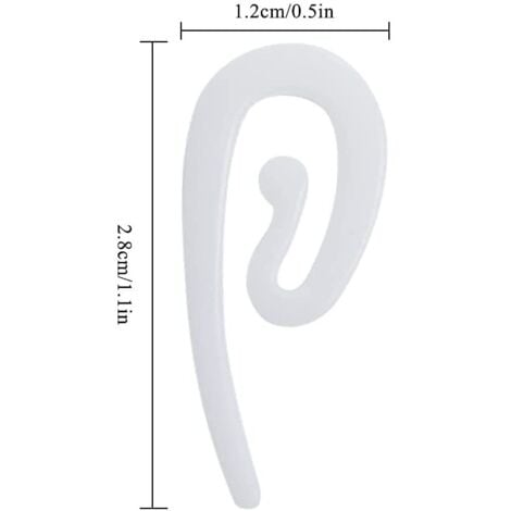 Pack of 50 Plastic Curtain Clips - White Size 28X12 MM Shower/Window/Hook Holder Rail Hook