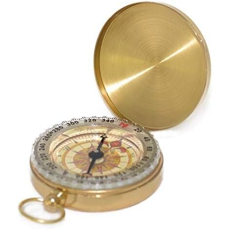 Fine Copper Compass G50 Pocket Watch Compass Exquisite Small Gift Outdoor Multi function with Luminous