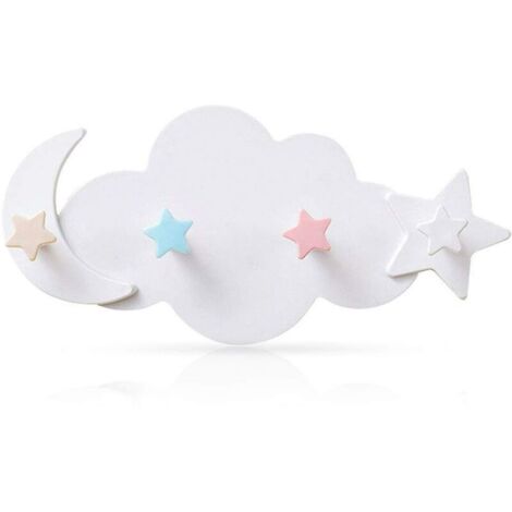 Bathroom Coat Hook with Hooks Plastic Self Adhesive Hooks