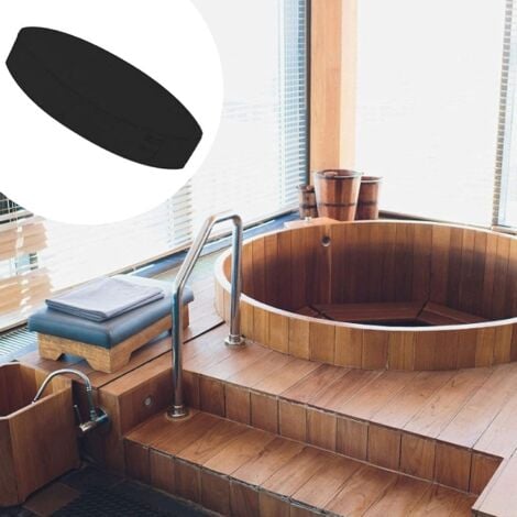 200x30cm Round Swimming Pool Cover Solar Pool Cover, Waterproof Spa Protective Cover 100% UV Resistant, 190T for Outdoor Spa Bathtub
