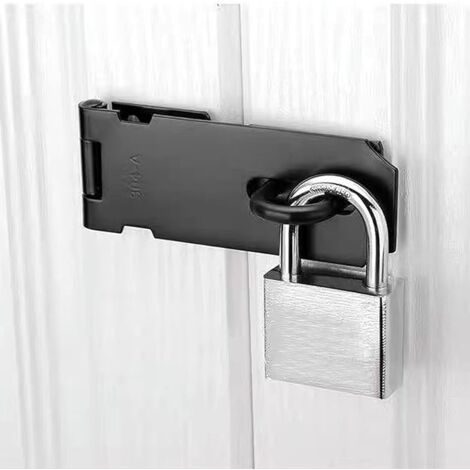 90 Degree Door Lock Buckle Hasp Staple Gate Door Shed Latch Lock Plate Door Latch Clasp For Padlock Security From Other Building Supplies - Price 4.26