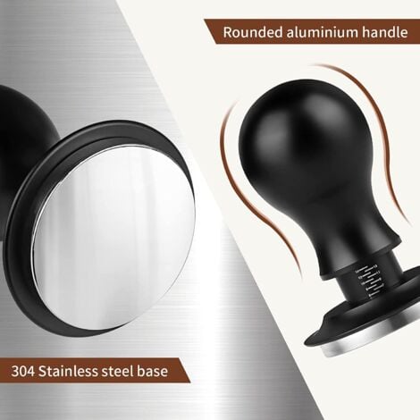 Set Barista YUTUY Per Caff&egrave; Espresso | Tamper 51mm, Brocca Latte 350ml, Stencil E Accessori | Kit Completo Per Latte Art