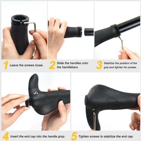 Combat Iii Inch Bike Grips Bell Comfort 750 Bicycle Handlebar