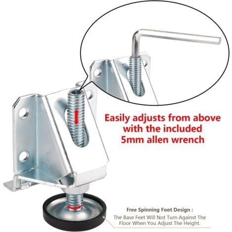 Leveling Feet Heavy Duty Furniture Leveler Adjustable Table